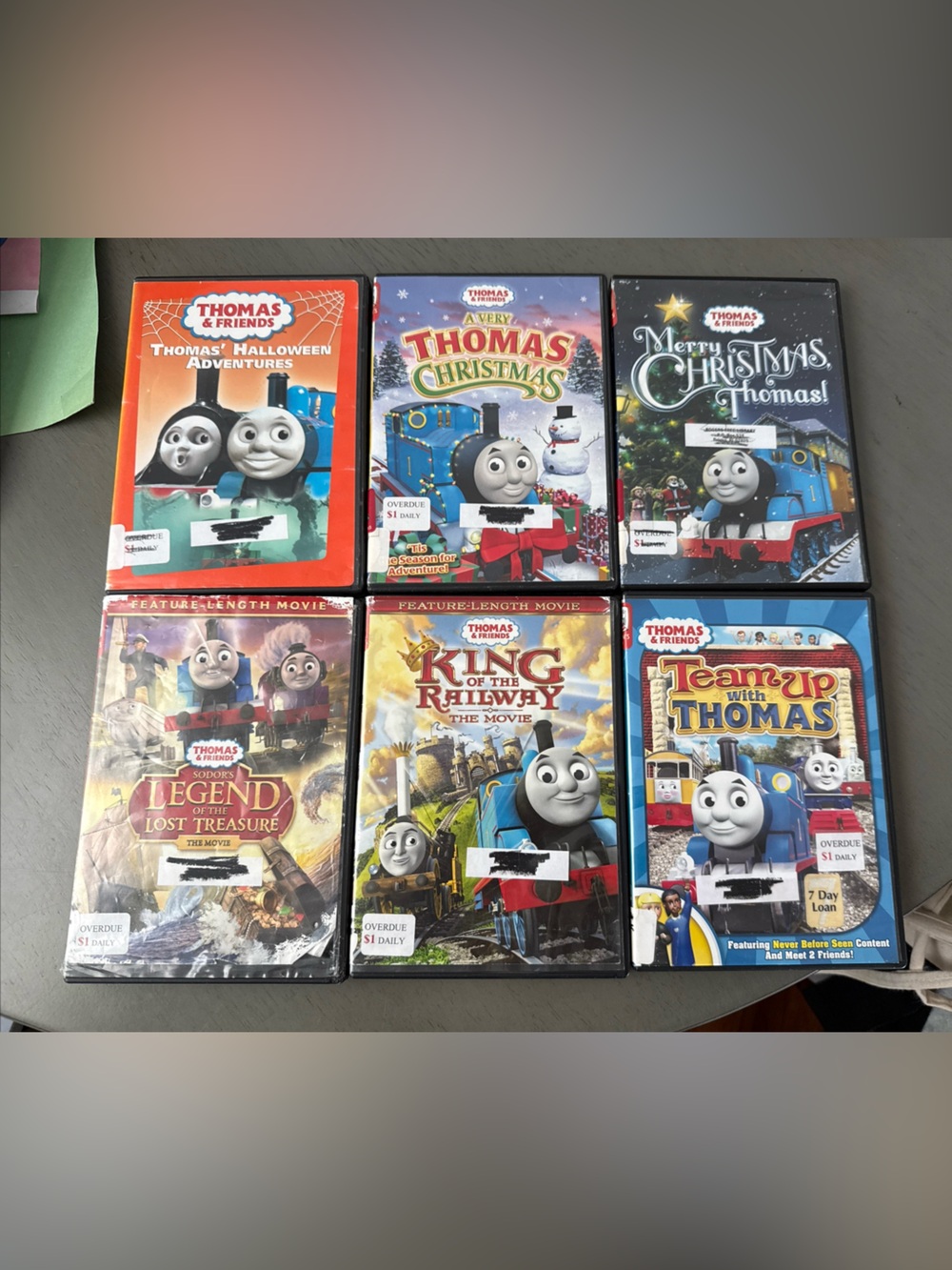 Thomas and Friends DVD Collection Bundle Lot of 6 Thomas The Train & Friends